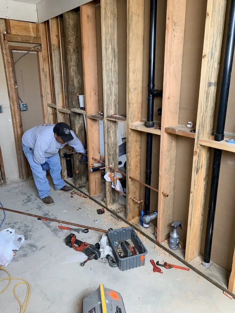 Commercial rough-in plumbing for Gas Line Repair in St. Louis Park